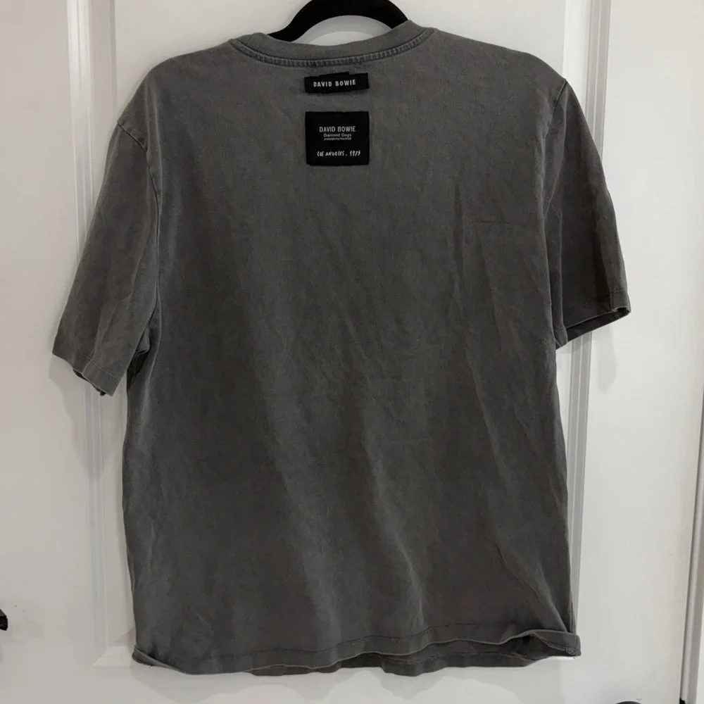 Zara‎ Charcoal Tee with Iconic Performer Print